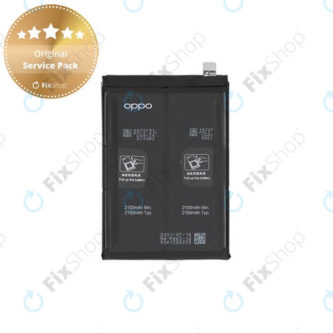 Μπαταρία για Oppo Reno 6 5G CPH2251, BLP863, 4300mAh, 4907758, Service Pack