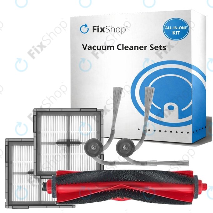 Σετ ανταλλακτικών για Xiaomi Roborock Q10 VF, Q10 VF+, S8 Pro, S8 Pro Plus (1x Κύρια βούρτσα, 2x Φίλτρο, 2x Πλαϊνή Βούρτσα)