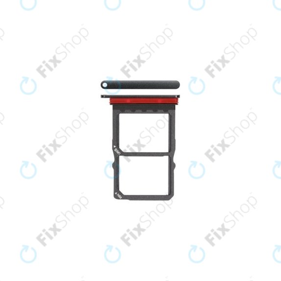 Δίσκος SIM + SD για Huawei P30 | Μαύρο | Black | 51661LAL | 51661NQJ | Genuine Service Pack
