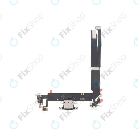 Επαφές Φόρτισης + Καλώδιο Flex για iPhone 16 Plus | Μαύρο | Black
