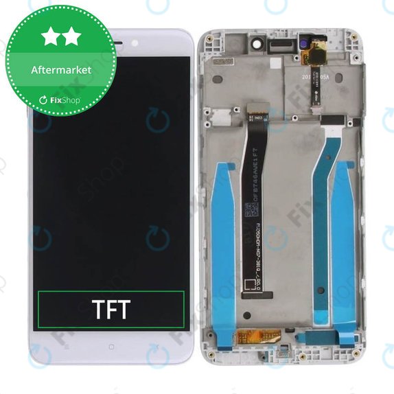 Συγκρότημα οθόνης για Xiaomi Redmi 4X, Λευκό, White, Aftermarket