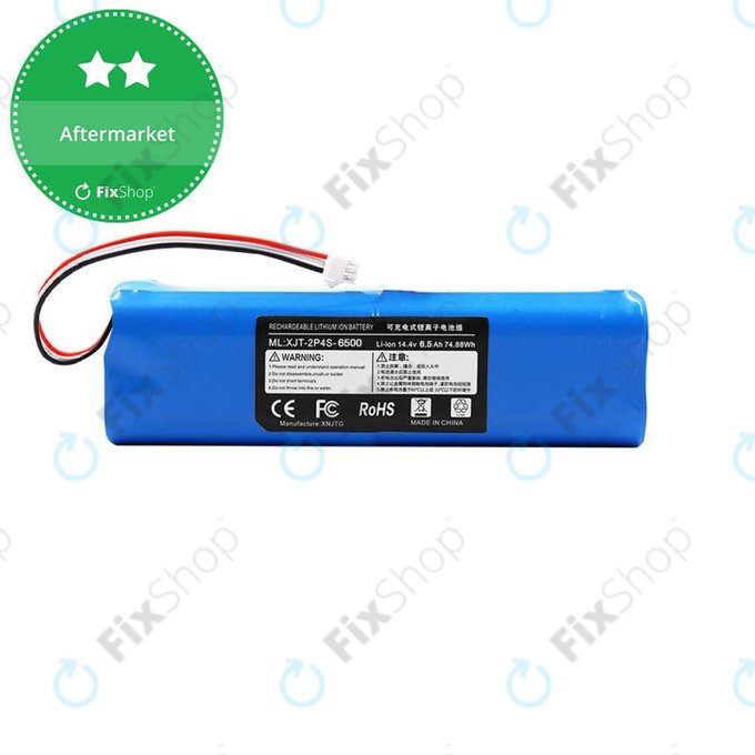Μπαταρία για Xiaomi EVA, EVE Plus, Viomi S9, Dreame D10 Plus, L10, Lenovo T1 Pro, Lydsto R1, R1 Pro, S1, S1 Pro, XJT-2P4S-6800, 14.4V, 6800mAh