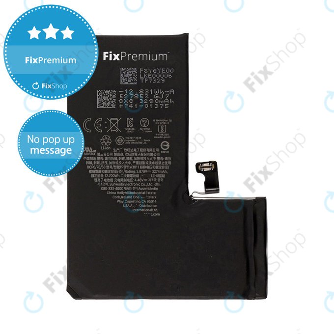 Μπαταρία για iPhone 15 Pro, 3274mAh, DIAGNOSTIC