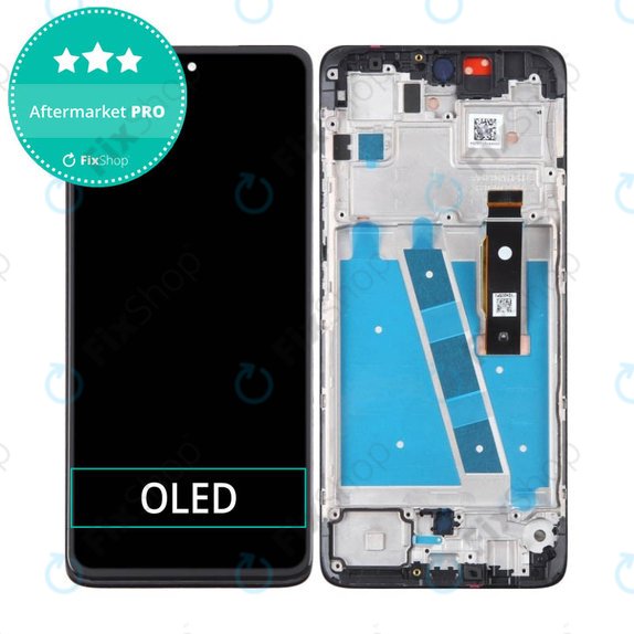 Συγκρότημα οθόνης για Motorola Moto G72, XT2255, Meteorite Gray