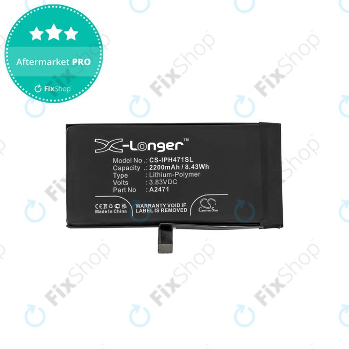 Μπαταρία για iPhone 12 Mini, A2471, 2200mAh, HQ