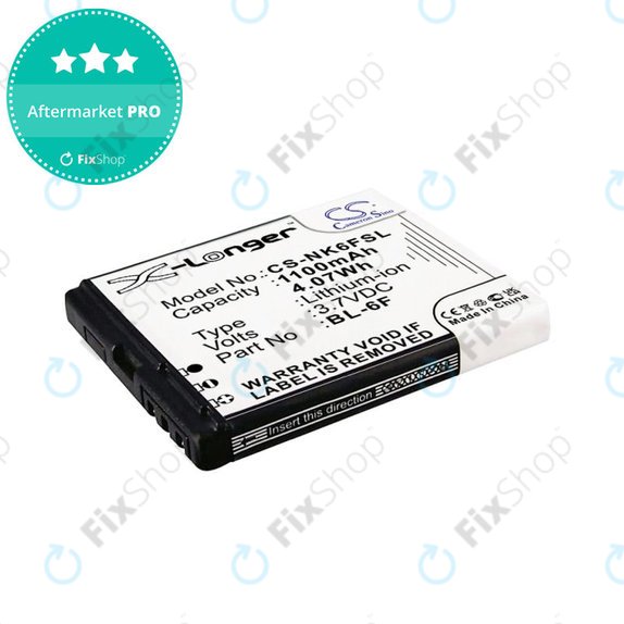 Μπαταρία για Nokia N78, N79, N95 8GB, 1100mAh, Li-Ion, 3.7V, BL-6F, HQ