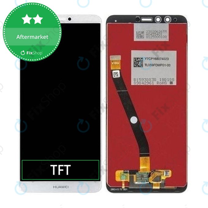 LCD Display με Touch Screen για Huawei Y9 (2018) | Λευκό, White | Aftermarket