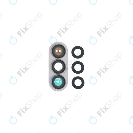 Γυαλί Φακού Πίσω Κάμερας με Πλαίσιο για Samsung Z Fold 7 F966B, Silver Shadow