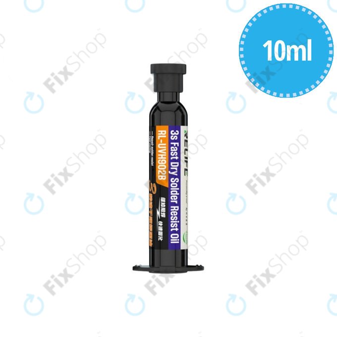 UV Curable Solder Mask Relife RL-UVH902B - 10ml | Μαύρο | Black