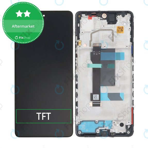 Συγκρότημα οθόνης για Xiaomi Poco X5 Pro, Astral Black, Aftermarket