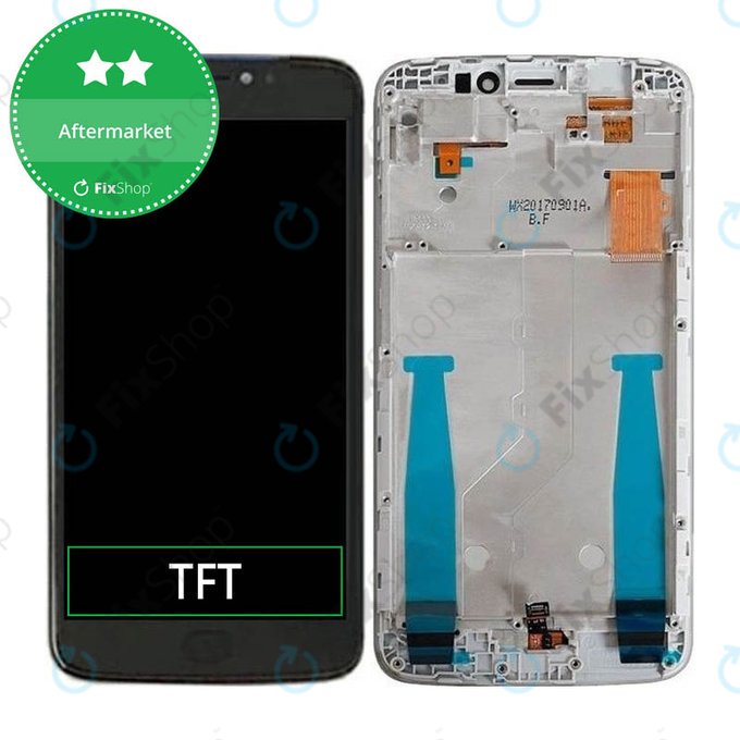 LCD Display Assembly για Motorola Moto E4 Plus | XT1771 | Γκρι, Gray | Aftermarket