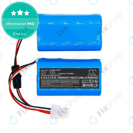 Μπαταρία για Symbo Laserbot 750, 5200mAh, Li-ion, 14.8V, 102248, HQ