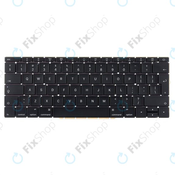 Πληκτρολόγιο UK για MacBook Pro 13" A1708 (Τέλη 2016 - Μέσα 2017)