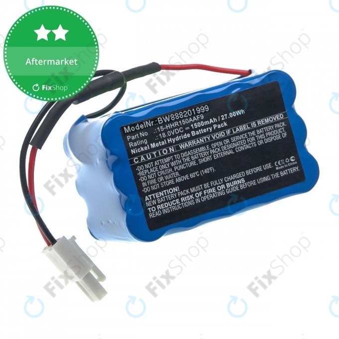 Μπαταρία για Philips PowerPro Uno, FC6164, 15-HHR150AAF9, 18.0V, 1500mAh