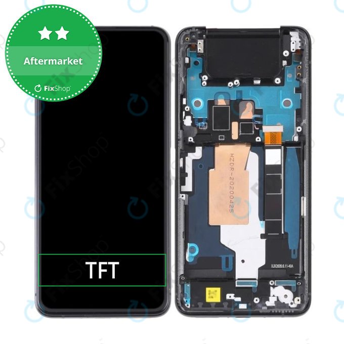 LCD Display Assembly για Asus Zenfone 7 Pro ZS671KS | Aurora Black | Aftermarket
