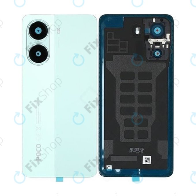 Καπάκι Μπαταρίας για Xiaomi Poco X7 Pro 2412DPC0AG | 56002900O1000 | Πράσινο, Green | Genuine Service Pack