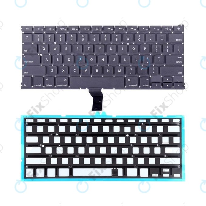 Πληκτρολόγιο + Backlight US για MacBook Air 13" A1369 (Μέσα 2011) | A1466 (Μέσα 2012 - Μέσα 2017)