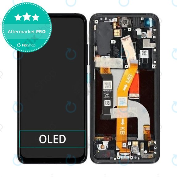 Συγκρότημα οθόνης για Asus Zenfone 8, ZS590KS, Obsidian Black