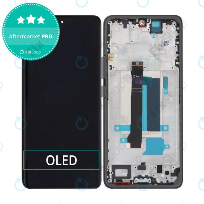 LCD Display Assembly για Xiaomi Redmi Note 13 Pro+ | 23090RA98C | Fushion Black
