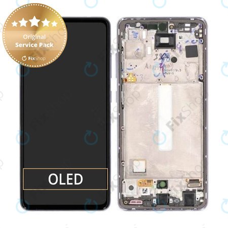 OLED/LCD Display Assembly για Samsung A52s 5G | A528B | GH82-26861C | GH82-26909C | GH82-26863C | GH82-26910C | Awesome Violet | Service Pack