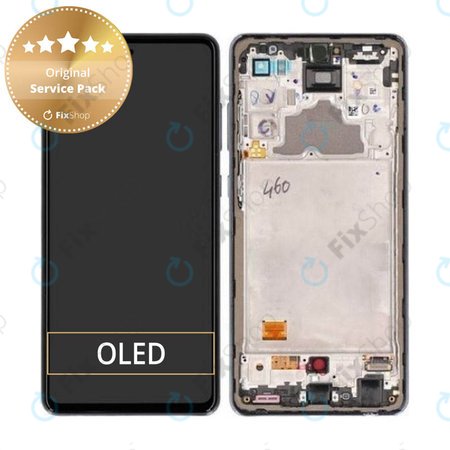 OLED/LCD Display Assembly για Samsung A72 | A725F | A726B | Awesome Black | Service Pack