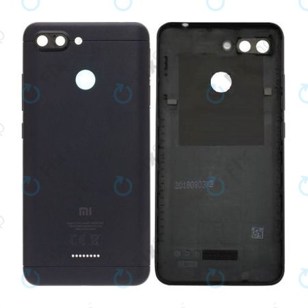 Καπάκι Μπαταρίας για Xiaomi Redmi 6 | Μαύρο | Black