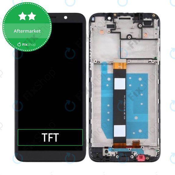 Συγκρότημα οθόνης για Motorola Moto E6 Play, Μαύρο, Black, Aftermarket