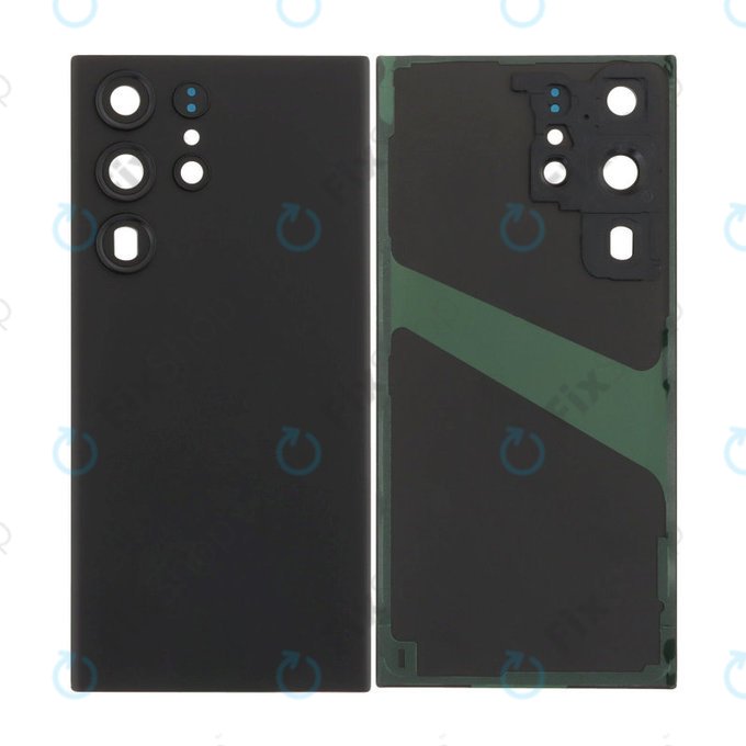 Καπάκι Μπαταρίας Πλήρες για Samsung S23 Ultra S918B | Phantom Black