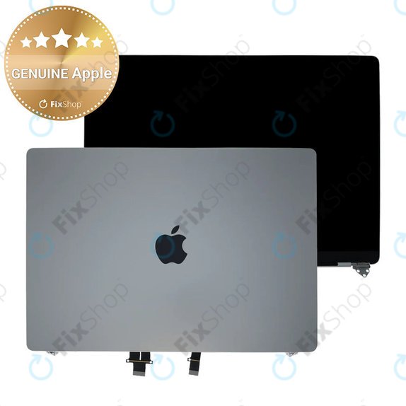 Οθόνη LCD για MacBook Pro 16", A3403 (2024), με μπροστινό γυαλί και κάλυμμα, Silver, 661-42323, Genuine Apple, Genuine Apple