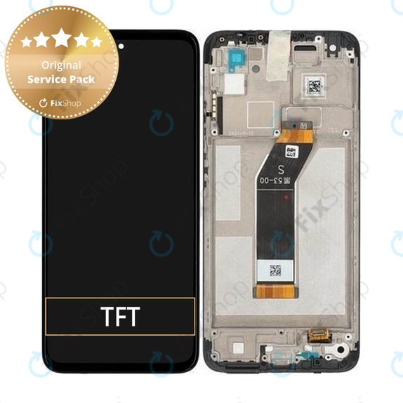 Συγκρότημα οθόνης για Xiaomi Redmi 10 (2022), 21121119SG, 22011119UY, Carbon Gray, Service Pack