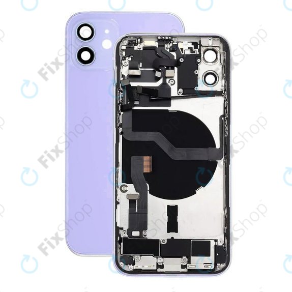 Πίσω Κάλυμμα με Μικρά Ανταλλακτικά για iPhone 12 | Μωβ | Purple