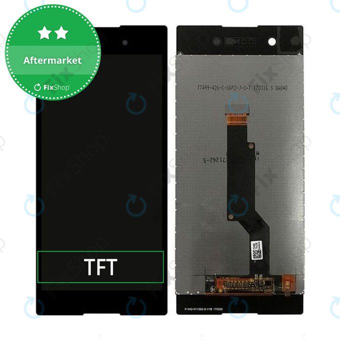 Οθόνη με οθόνη αφής για Sony Xperia XA1, Μαύρο, Black, Aftermarket