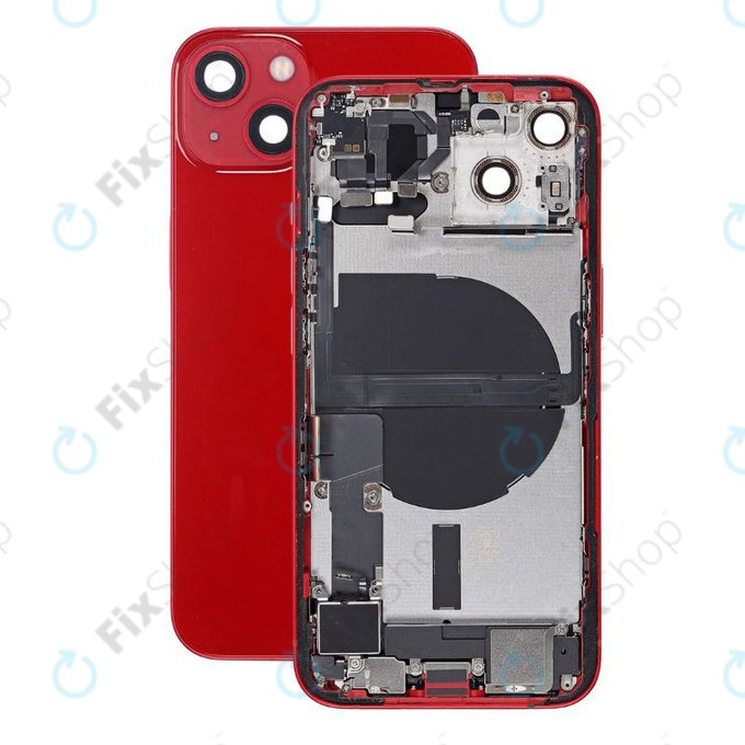 Πίσω Κάλυμμα με Μικρά Ανταλλακτικά για iPhone 13 | Red