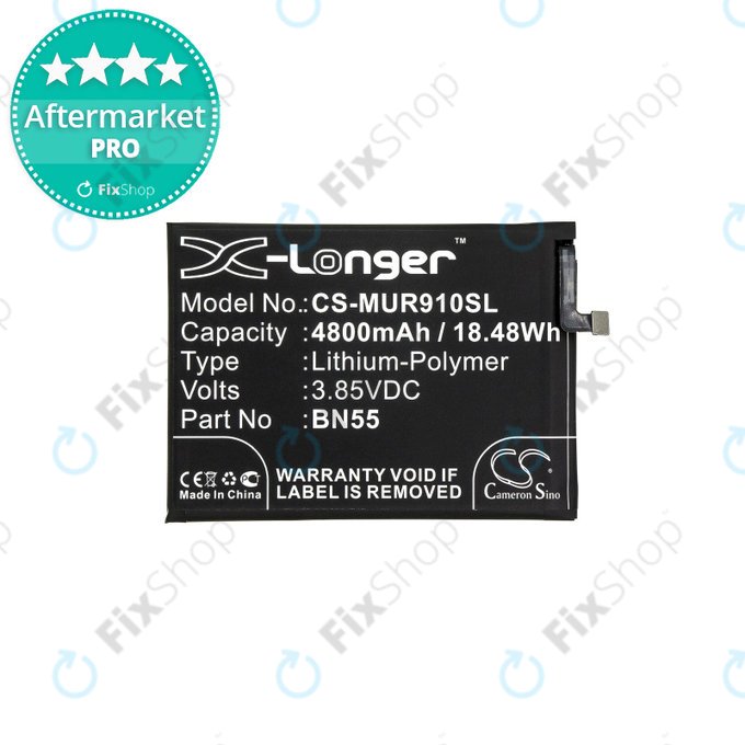 Μπαταρία για Xiaomi Redmi Note 9S, BN55, 4800mAh, HQ