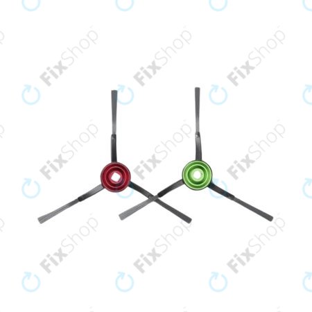 Πλαϊνή Βούρτσα (2τμχ) για Ecovacs Deebot N-series | T-series | Ozmo-series | X-series | Μαύρο | Black