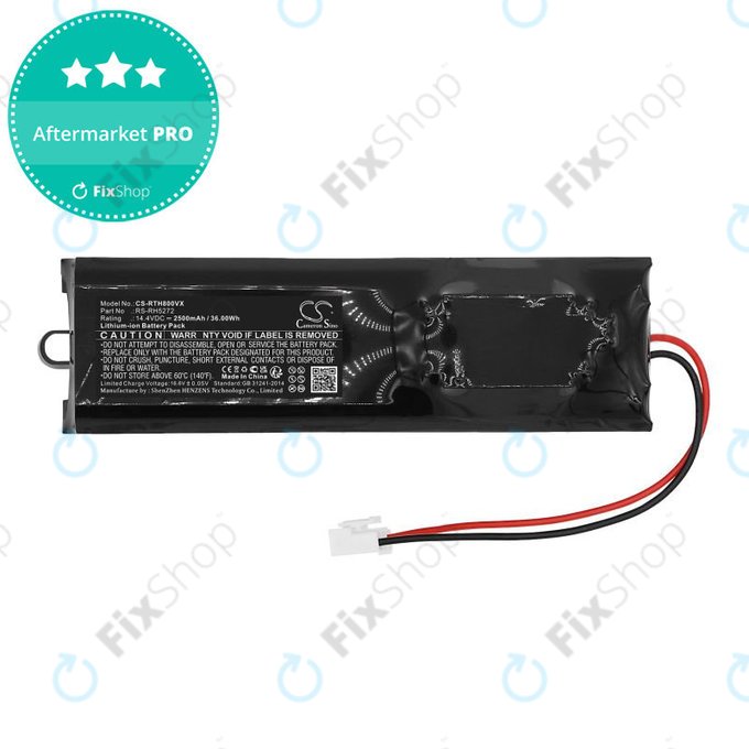 Μπαταρία για Rowenta Air Force Extreme, 2500mAh, Li-Ion, 14.4V, RS-RH5272, HQ