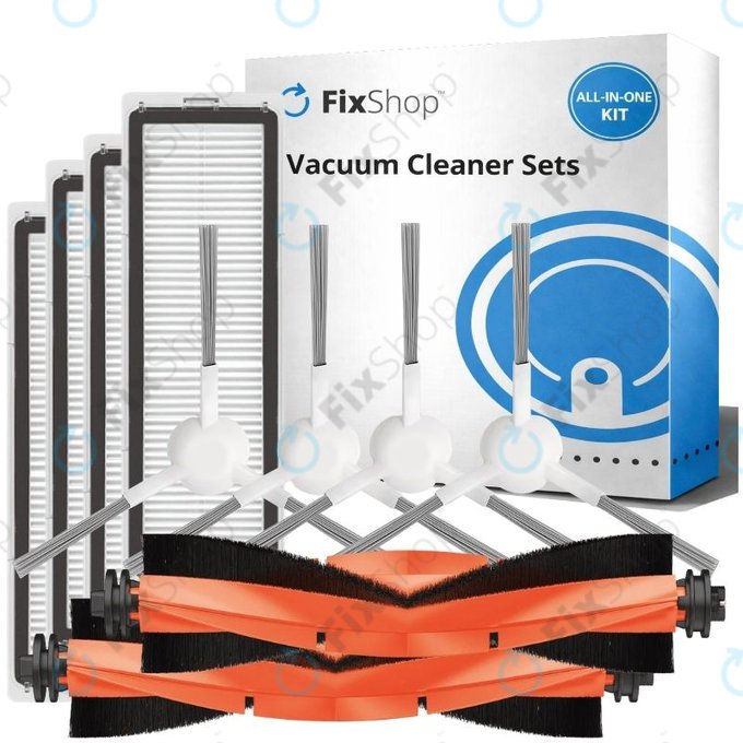 Σετ ανταλλακτικών για Xiaomi Robot Vacuum X10 (2x Κύριες βούρτσες, 4x Φίλτρα, 4x Πλευρικές βούρτσες)