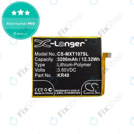 Battery για Motorola One Vision | KR40 | 3200mAh | HQ