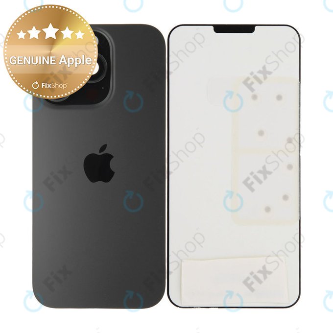 Πίσω Κάλυμμα Γυαλί για iPhone 16 Pro | Black Titanium | 661-42722 | Genuine Apple