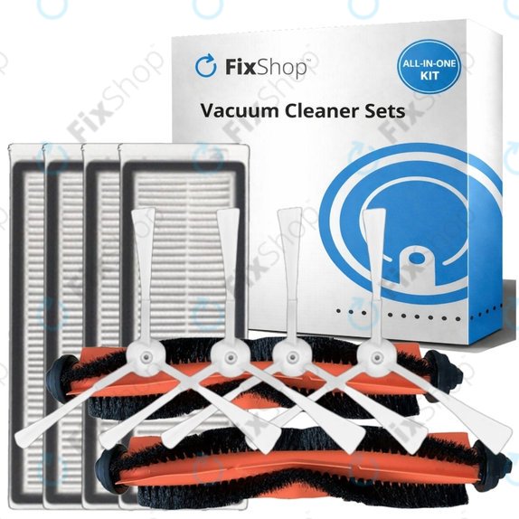 Σετ ανταλλακτικών για Xiaomi Mi Robot Vacuum Mop Essential (Mijia G1) (2x Κύρια βούρτσα, 4x Φίλτρο, 4x Πλαϊνή Βούρτσα)