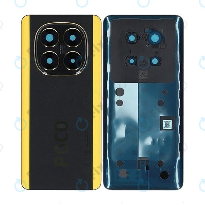 Καπάκι Μπαταρίας για Xiaomi Poco X7 24095PCADG | 5600080O16P00 | Black | Genuine Service Pack