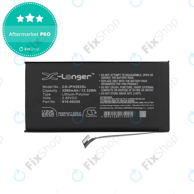 Μπαταρία για iPhone 13, 616-00258, 3200mAh, HQ