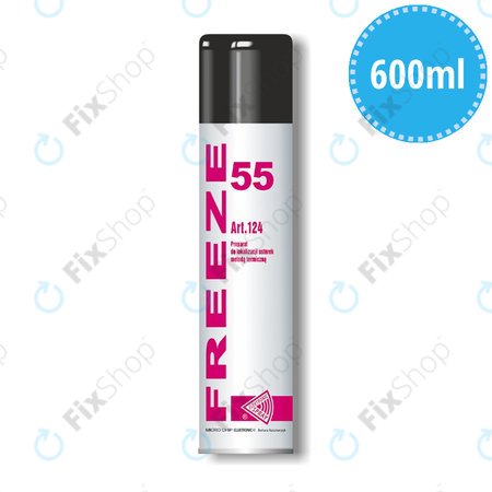 Σπρέι Ψύξης Freeze 55 - -55°C (Εύφλεκτο, Μη Αγωγιμό) - 600ml