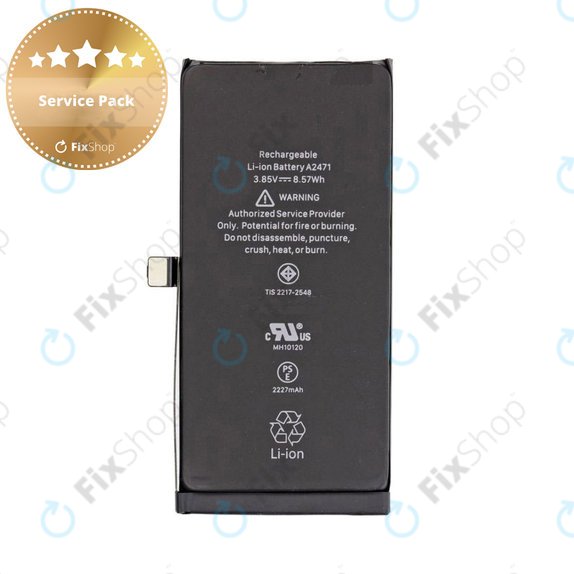 Μπαταρία για iPhone 12 Mini, 2227mAh, A2471, Service Pack