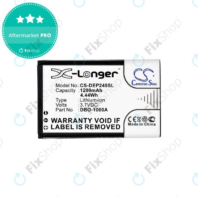 Μπαταρία για Doro 1370, 1372, 2404, 6040, 1200mAh, Li-ion, 3.7V, DBO-1000A, HQ