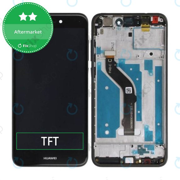 Συγκρότημα οθόνης για Huawei P9 Lite (2017), Honor 8 Lite, Μαύρο, Black, Aftermarket