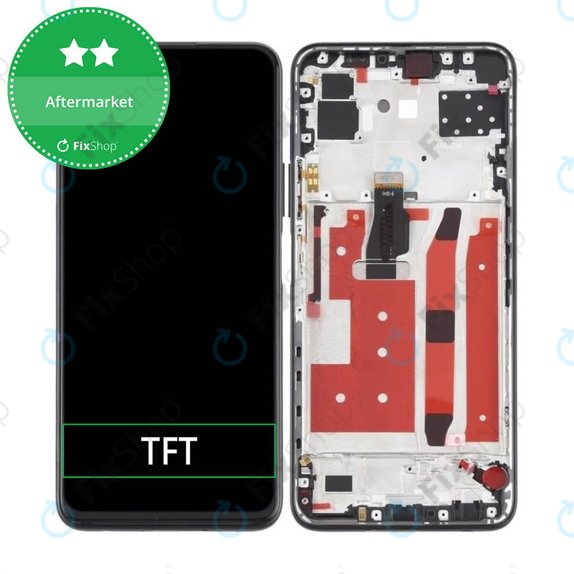 Συγκρότημα οθόνης για Huawei P40 Lite 5G, Midnight Black, Aftermarket