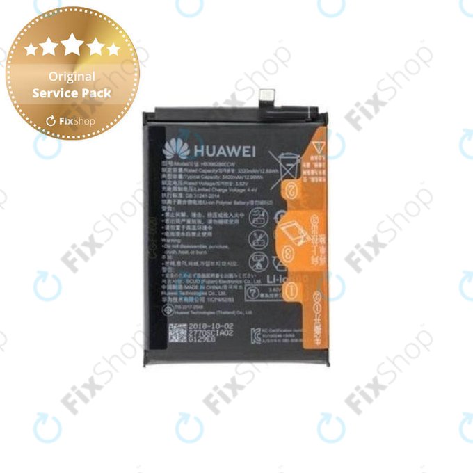 Μπαταρία για Huawei Honor 10 Lite (HRY-LX1), P Smart (2019), Y9 (2019), HB396286ECW, 24022919, 24022770, 3400mAh, Service Pack