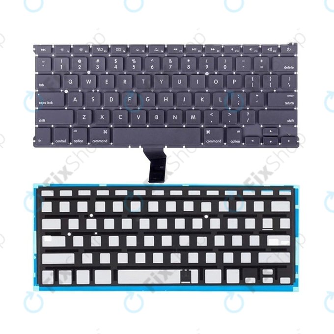 Πληκτρολόγιο + Backlight US για MacBook Air 13" A1466 (Μέσα 2012 - Μέσα 2017)