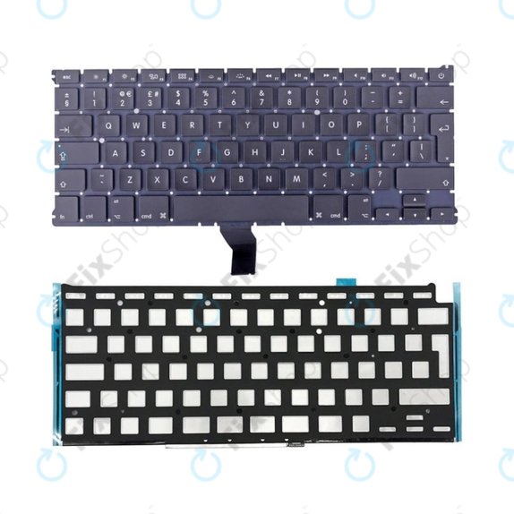 Πληκτρολόγιο + Backlight UK/EU για MacBook Air 13" A1369 (Μέσα 2011) | A1466 (Μέσα 2012 - Μέσα 2017)